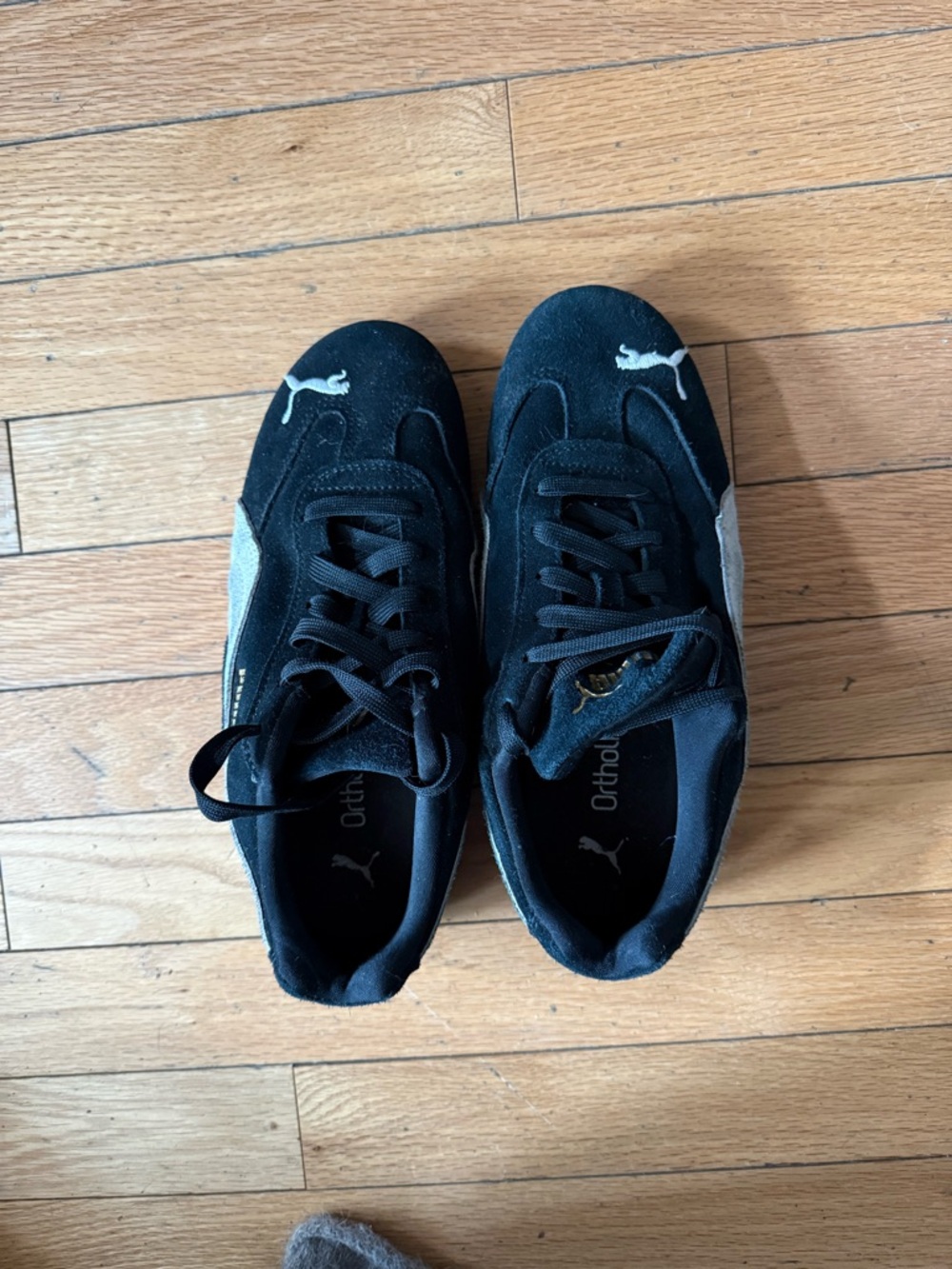 Puma Black Speedcat Suede Sneakers